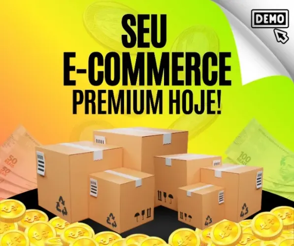 Loja Virtual Premium Estilo Grife com meios de pagamentos Pix Super Frente