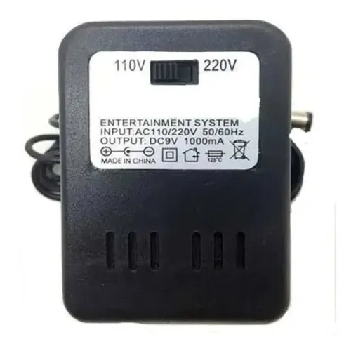 Fonte Carregador para Console de Super Nintendo- 9V 1A