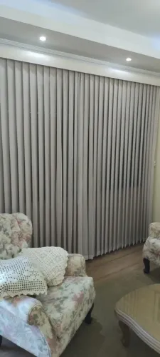 2 PERSIANAS EM TECIDO LINHO PARA SALA DE ESTAR / JANTAR!! 