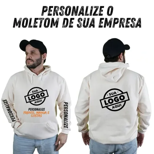 Moletom Personalizado com Logo da sua Empresa
