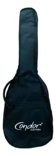 Capa Violão Estofada Condor Cg3 Clássico Espuma 3mm C/ Cor Preto