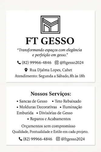 Gesso em geral FT gesso