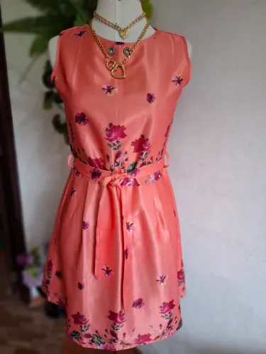 Vestido Floral Rosa