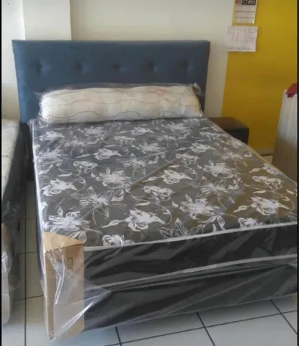 Entregamos no mesmo dia é só fazer seu pedido cama box casal espuma a partir de 5 cm