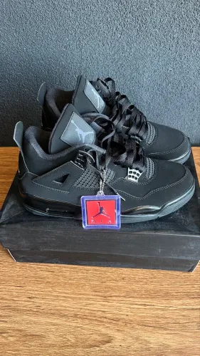 Tênis Air Jordan 4 Black Cat Preto [Pronta Entrega]  