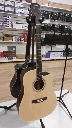 Violão Acústico Cutway 41" - Cordas de Aço - Novo