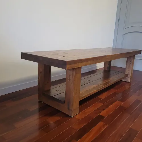 SIERRA MÓVEIS Rack de Madeira Maciça 
