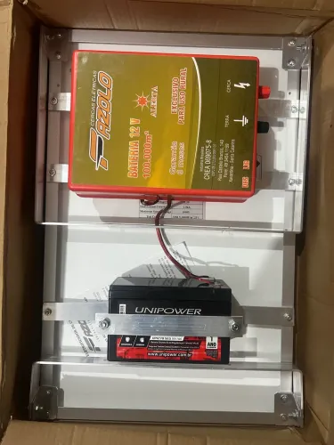 Eletrificador solar de cerca rural fazolo 