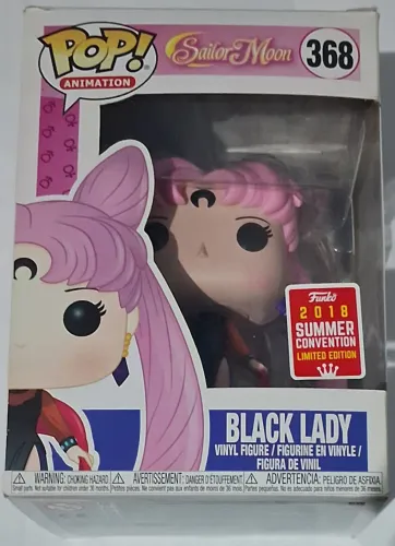 Boneco Funko Pop! Animation Black Lady Sailor Moon #368 2018 Summer Convention Exclusive