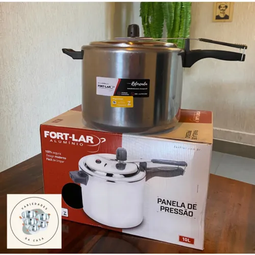 Panela de pressão 10 litros com entrega grátis