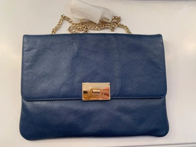 Bolsa Michael Kors Azul Original