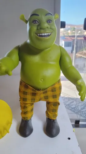 Shrek boneco bandeirantes antigo