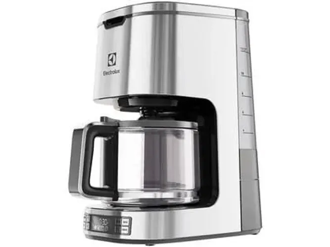 Cafeteira Digital Eletrolux  CMP50  Expreccionist Collection 30 cafés aço escovado prata 