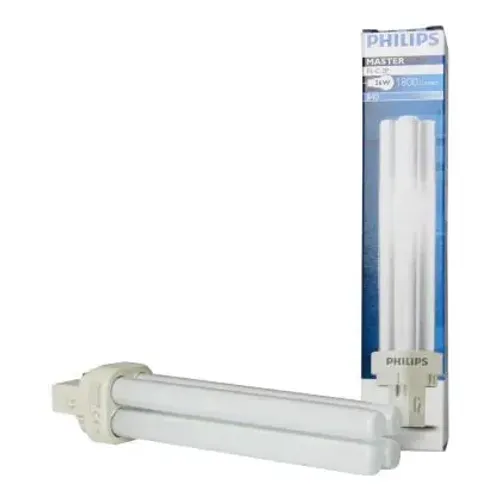 Kit 10 lâmpadas Philips PL-C 2P 26W/840 1761 Lúmen branco neutro