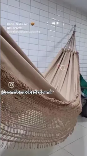 Rede de Dormir Sola Sol Delicate Tecido Antialérgico - Entrega Grátis