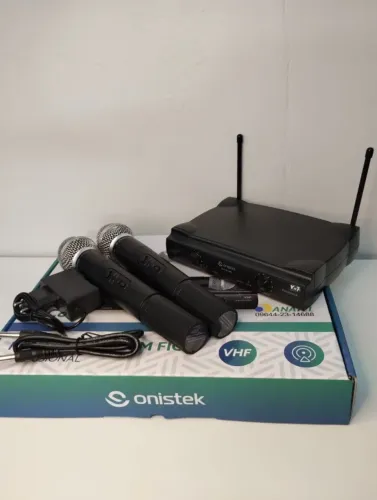 Microfone 2 unidades sem fio Profissional Onistek