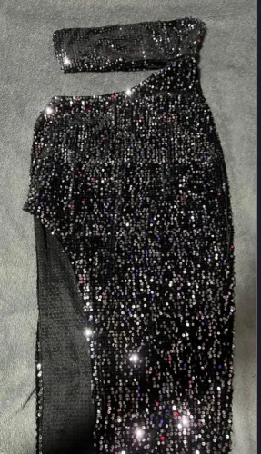 Vestido de paitê preto