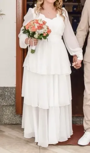 Vestido de noiva utilizado apenas uma vez