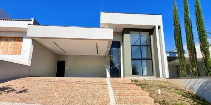 CASA TÉRREA COM 3 SUÍTES À VENDA NO CONDOMÍNIO RESIDENCIAL PORTO DO SOL - VALINHOS/SP.