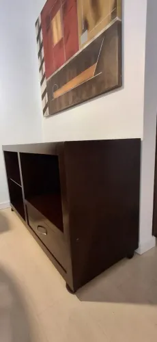 Rack Aparador em madeira Imbuia
