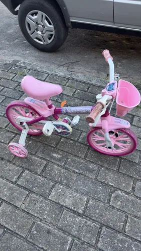 Bicicleta infantil rosa