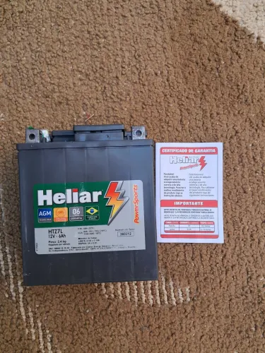 Vendo esta bateria Heliar htz7l de 06 amperes