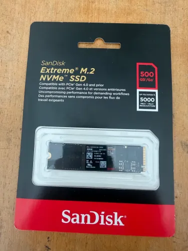 SSD Nvme 4.0 500Gb Sandisk