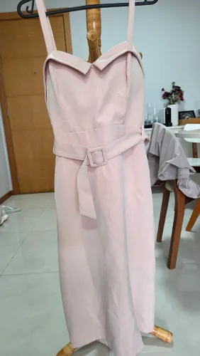 VESTIDO TUBINHO ROSÉ