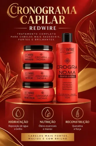 Kit cronograma capilar Redwire