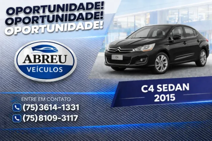 Citroen C4 Lounge Tendance 1.6 Turbo 4P AUT 2015
