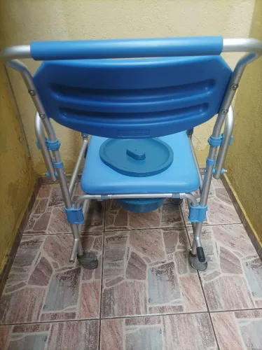 Cadeira de banho alumínio dellomed 