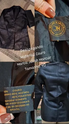 Vendo jaqueta/casaco/blazer feminino couro legítimo