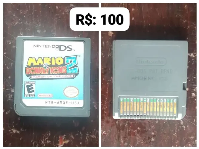 Mario Vs Donkey Kong 2 March Of The Minis = R$: 100