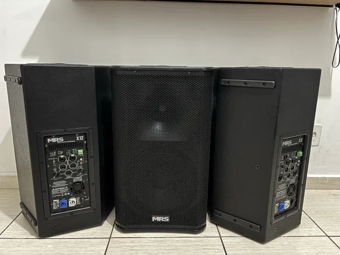 Caixa ativa MRS X12 - 131dB SPL 1000w