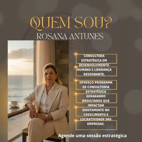 Mentora e consultora de Liderança empresarial e pessoal
