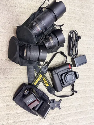 Kit Nikon D90 + Lentes