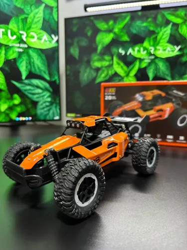 Carrinho Controle Remoto Recarregável Grande Off Road Cross Azul