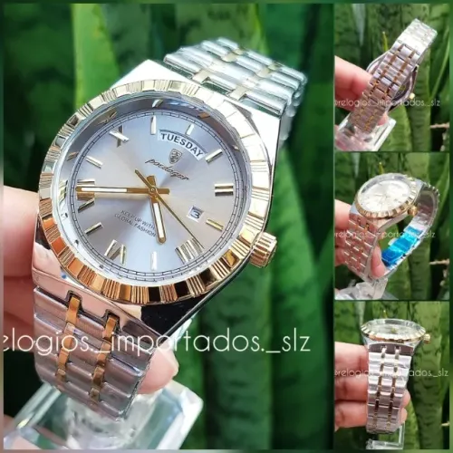 RELÓGIO MASCULINO POEDAGAR - Pulseira de AÇO INOXIDÁVEL - GARANTIA - ENTREGA Facilitada