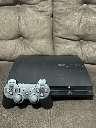 PS3 desbloqueado + controle - funcionando perfeitamente