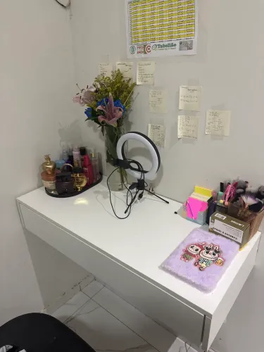 penteadeira suspensa 1,20m com divisórias 