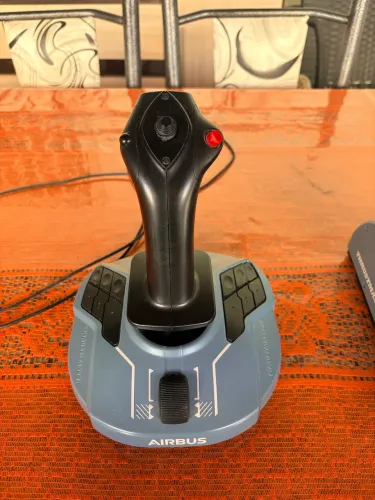 Conjunto TCA Airbus Joystick + manetes de potência 