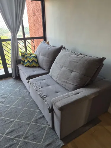 Sofá 4 lugares retrátil