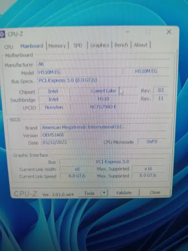 Kit h510,i510400f 16gb de ram