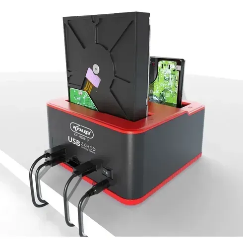 Dock Station Case Knup Kp-HD819 Para HD Sata Pendrive Sd USB 2.0