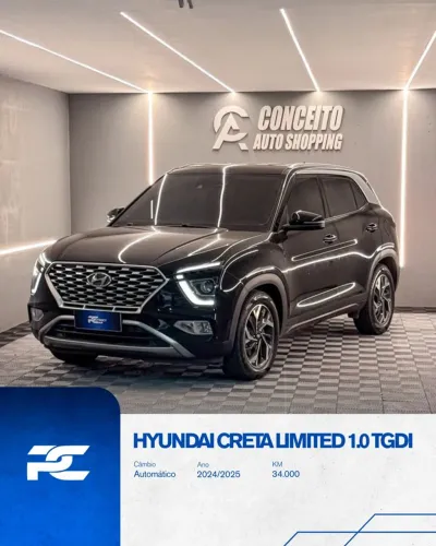 Hyundai Creta Limited 1.0 TB 12V Flex AUT 2025