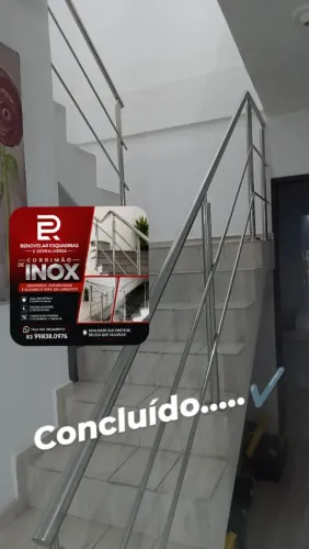 Corrimão inox