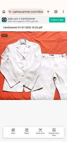 Terninho Feminino, seminovo french s bazaar