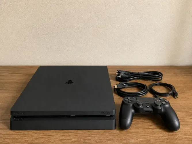 PS4 Slim 500GB Completo + Controle Original