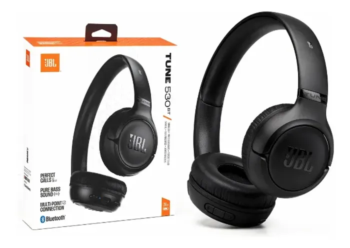 Headphone JBL JBL Tune 530BT Preto NOVO FAZEMOS ENTREGAS
