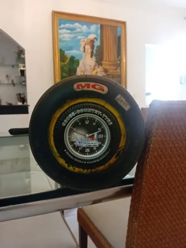 Relógio pneu de kart original 